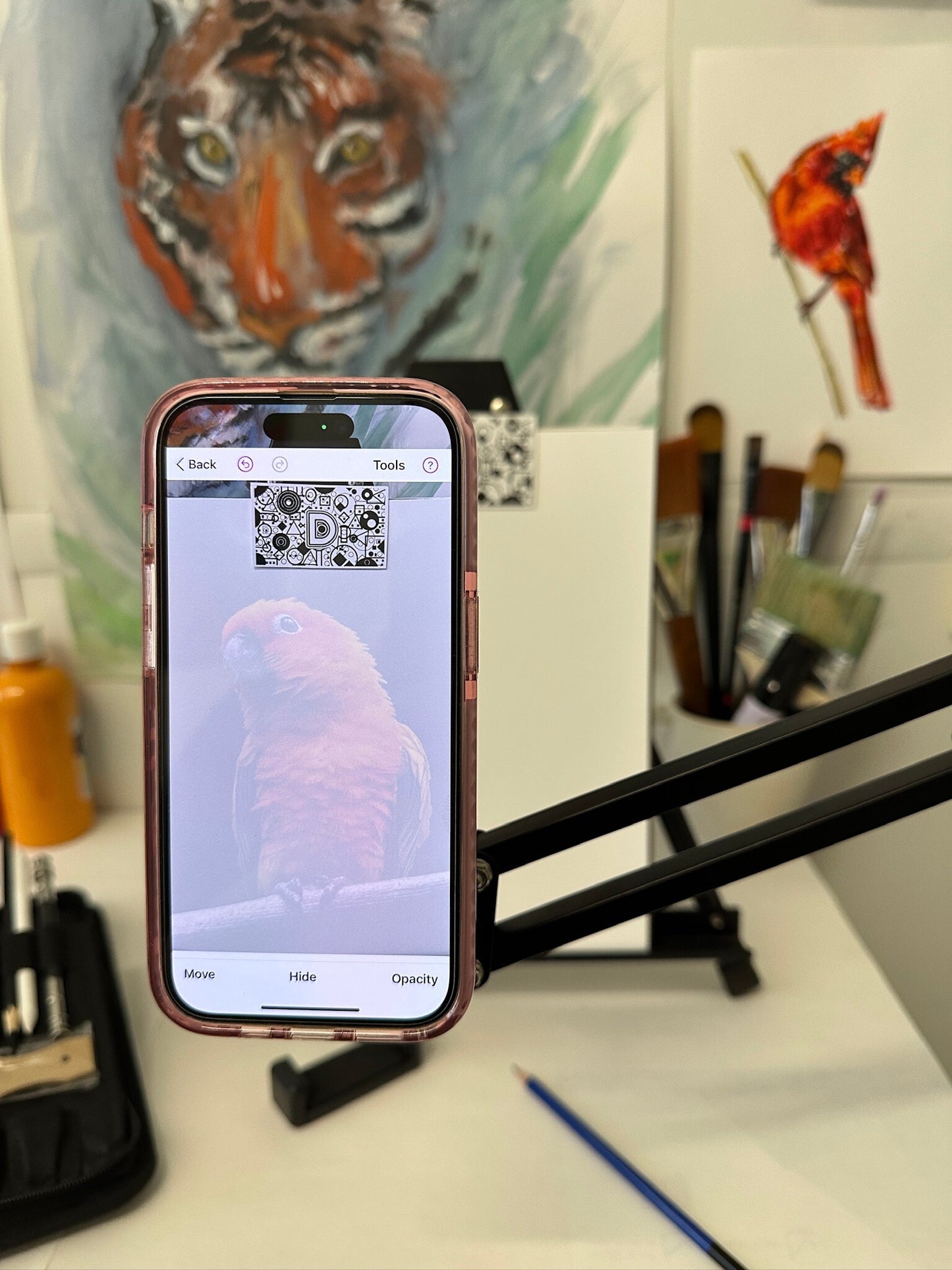 Da Vinci Eye App: AR Mode Stand (MagSafe Compatible)